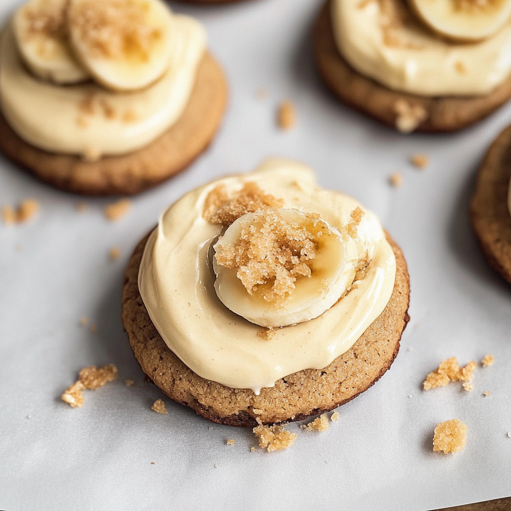 Banana Cream Pie Cookies