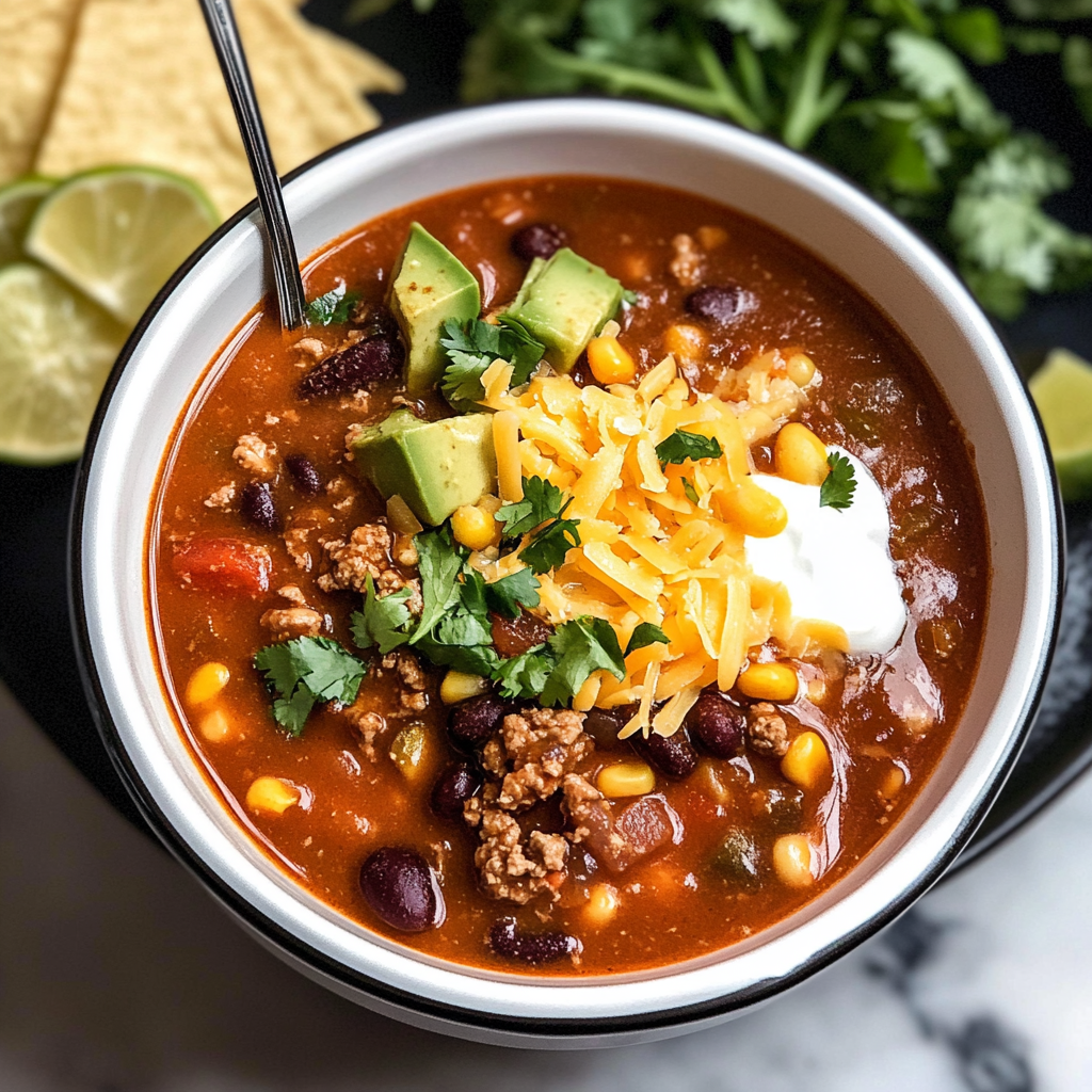 Beef Taco Soup