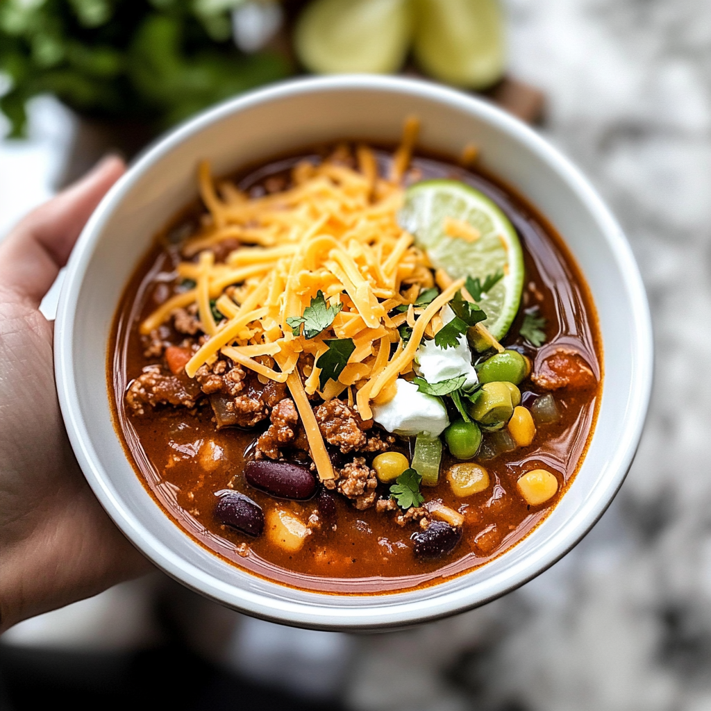 Beef Taco Soup