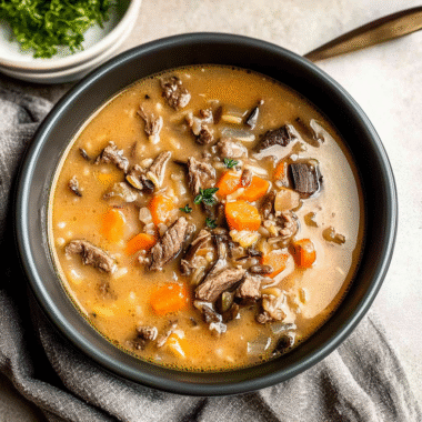 Beef Wild Rice Soup