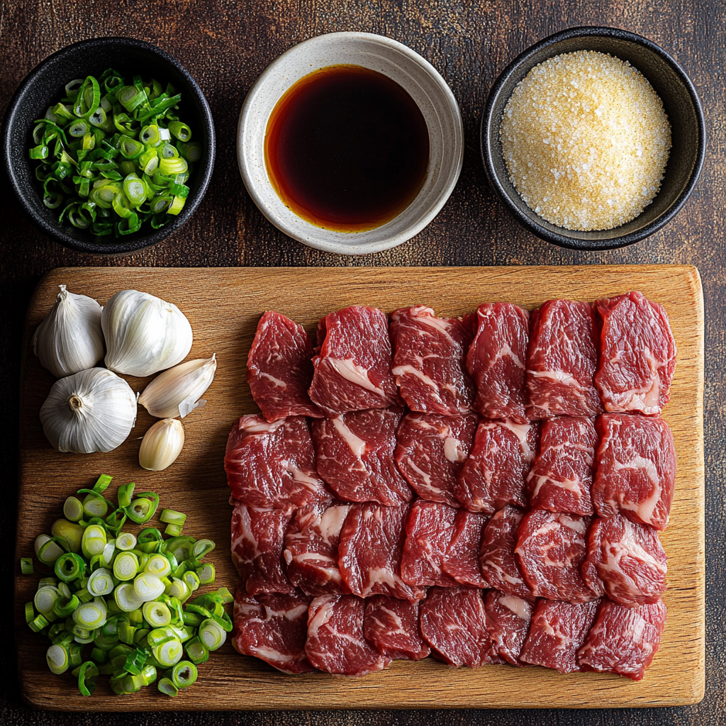 Bulgogi ingredients