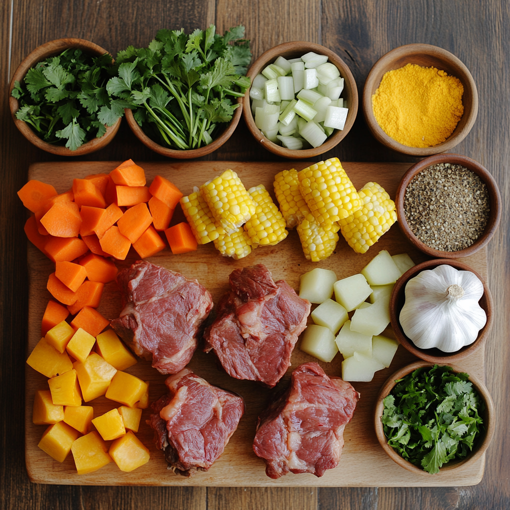 Caldo de Res ingredients