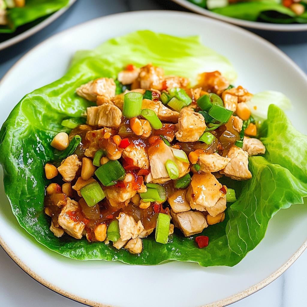 Chicken Lettuce Wraps