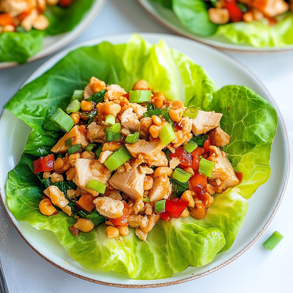 Chicken Lettuce Wraps