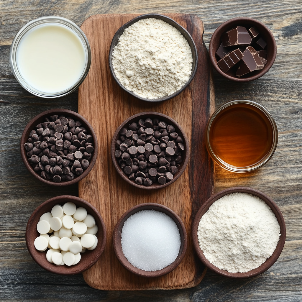 Chocolate Mug Cake ingredients