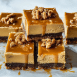 Cookie Butter Caramel Cheesecake Bars