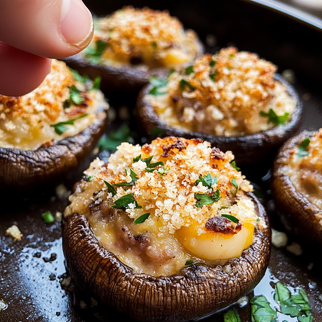 Crab Stuffed Mushrooms