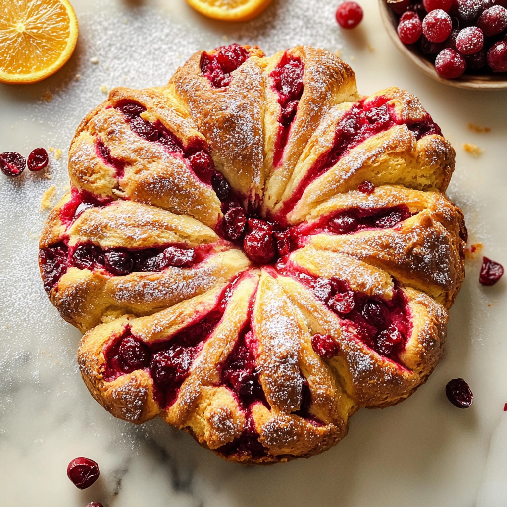 Cranberry-Orange Star Bread