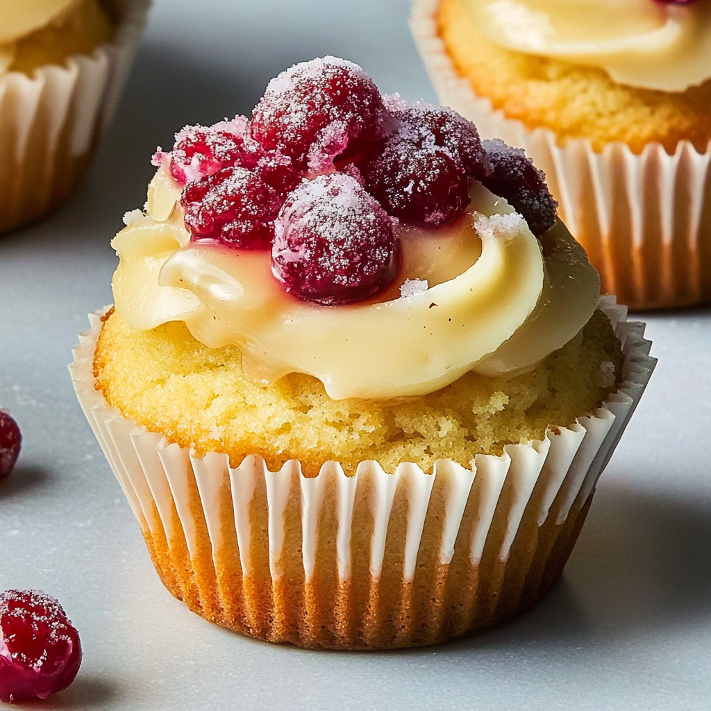 Cranberry Bliss Cupcakes