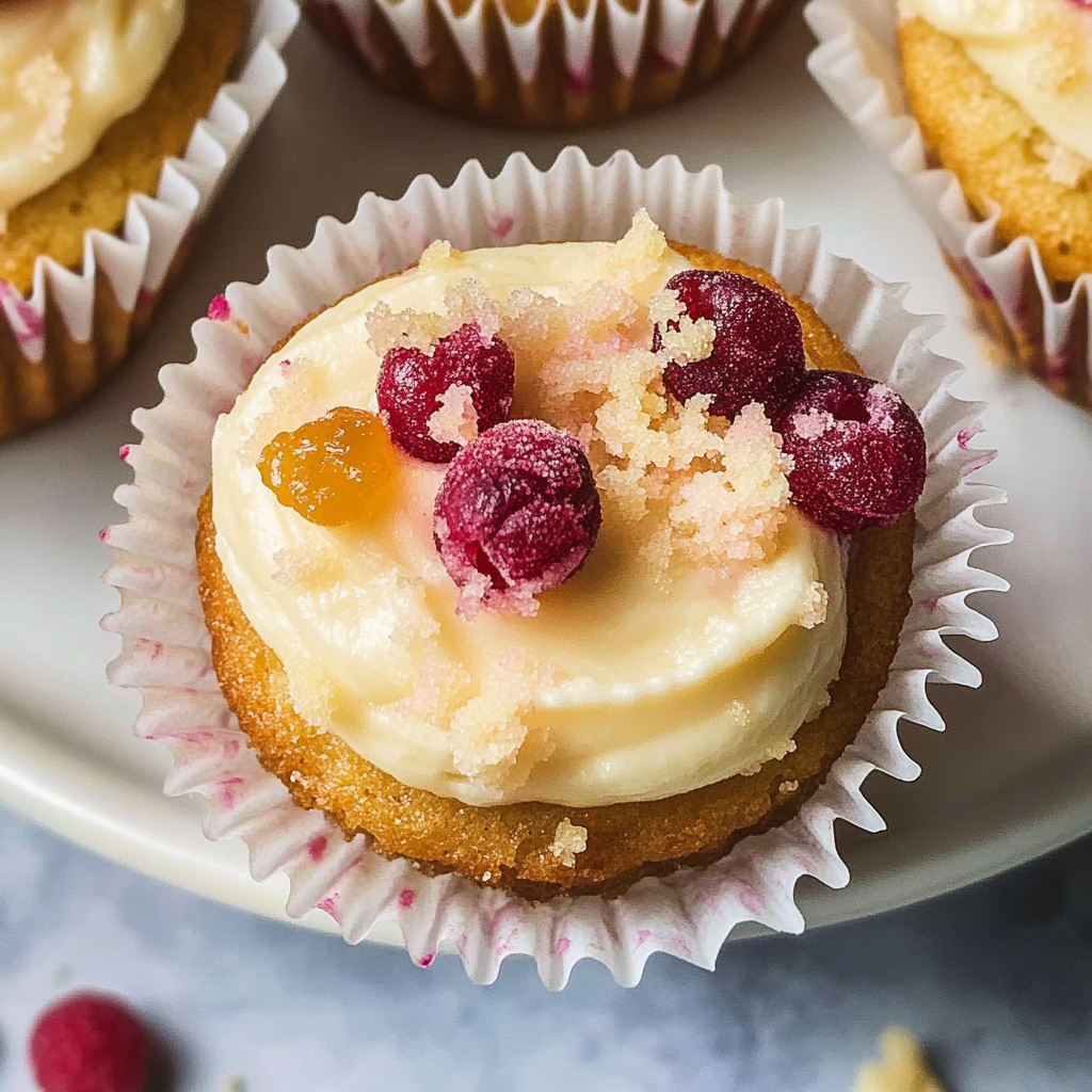 Cranberry Bliss Cupcakes