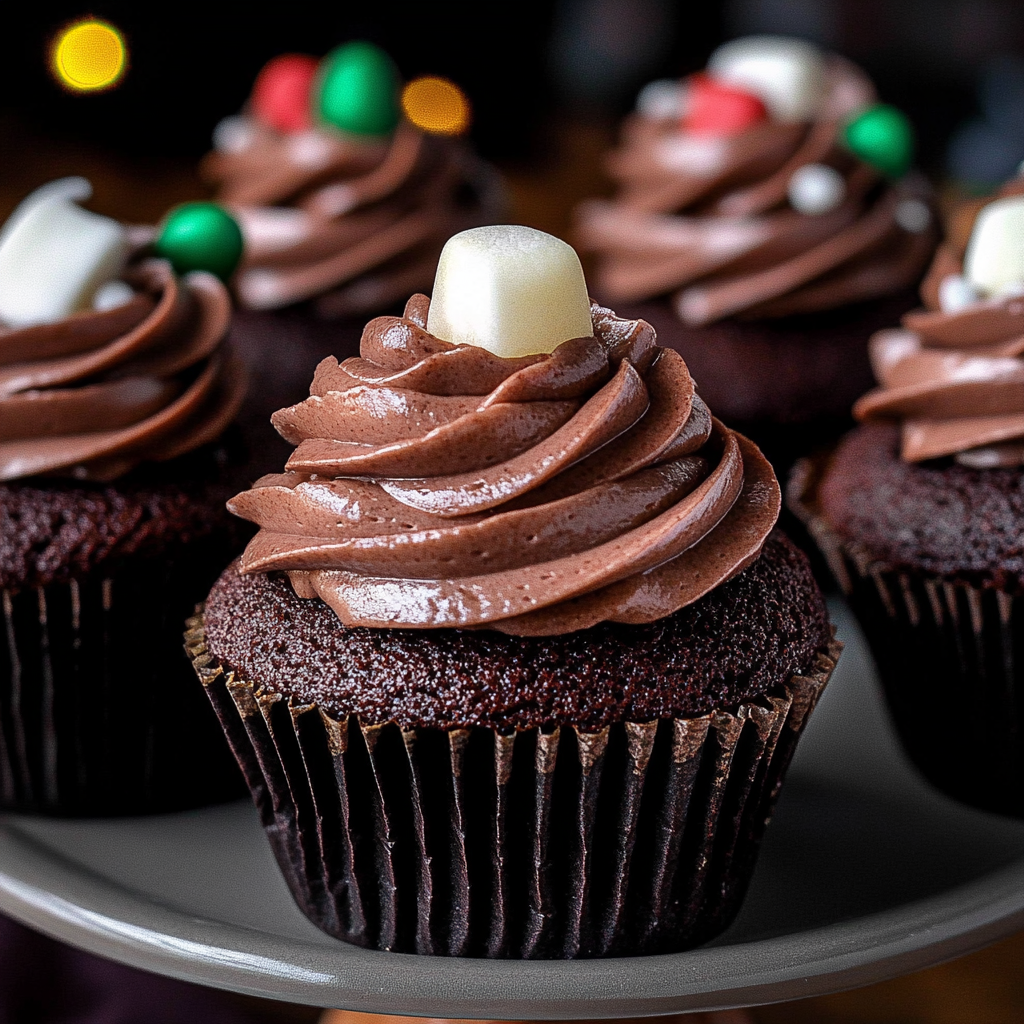 Hot Cocoa Cupcakes