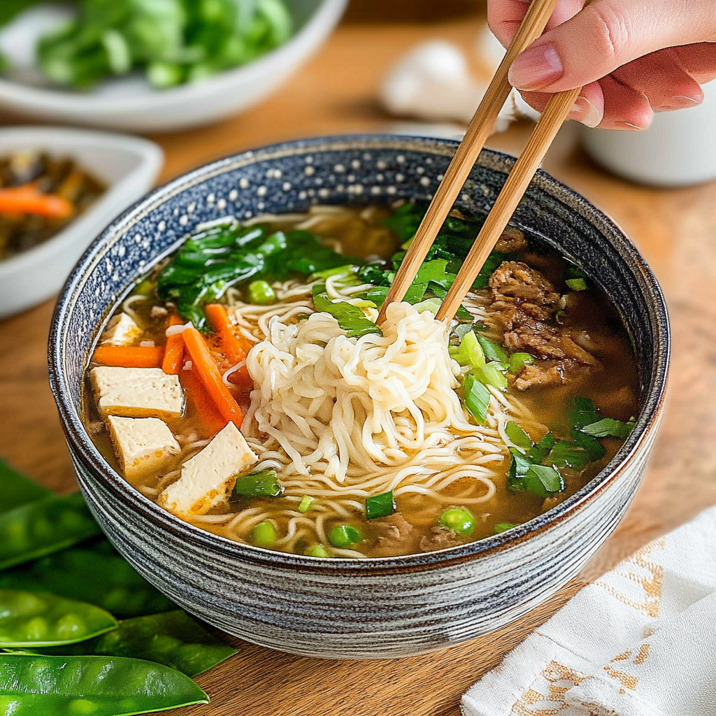 Instant Noodle Soup Bowl