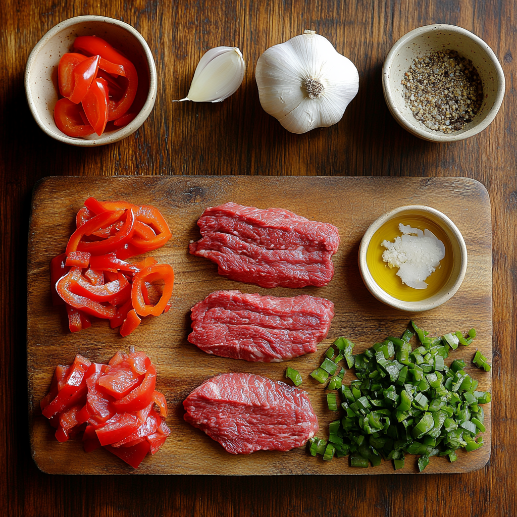 Pepper Steak ingredients