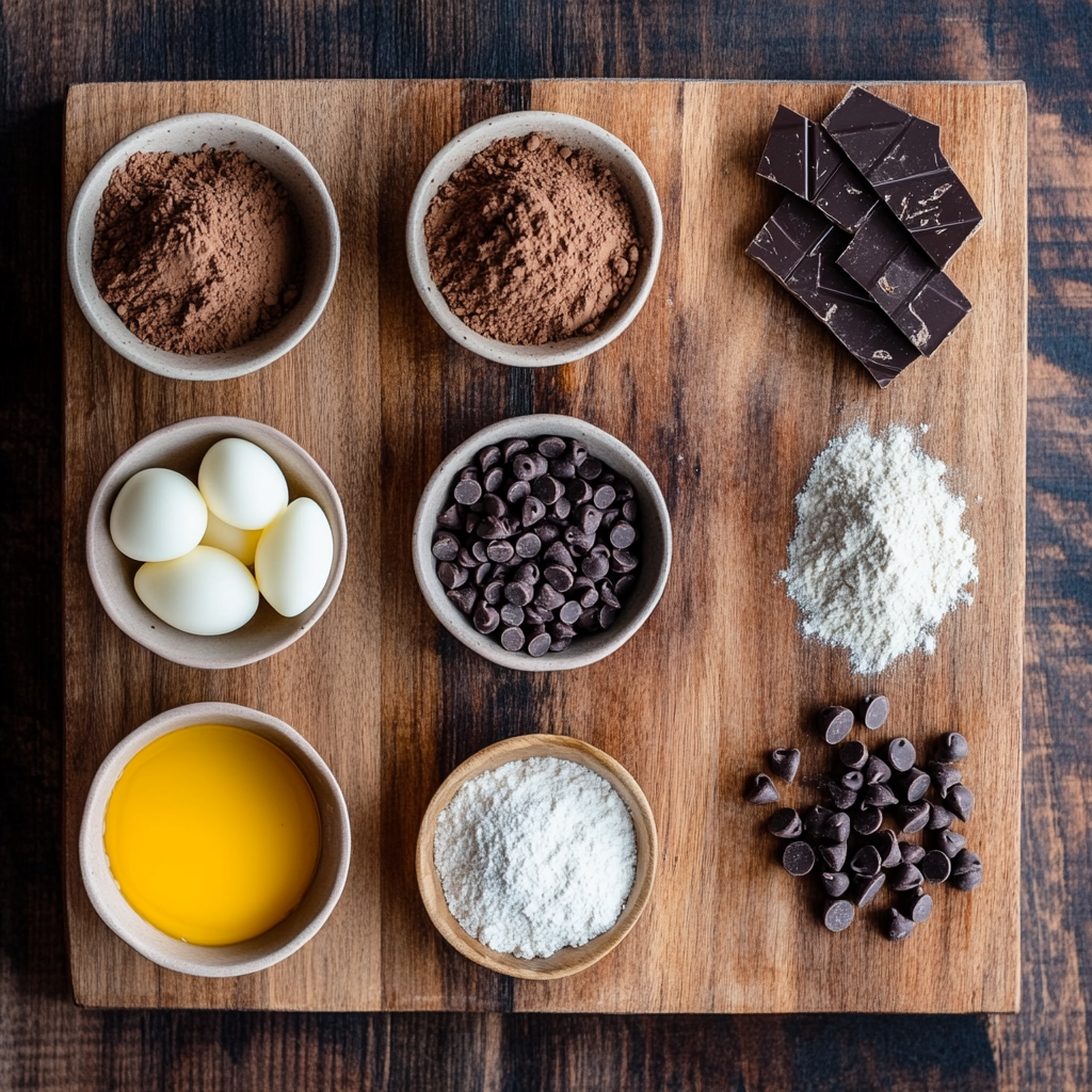 Peppermint Brownies ingredients