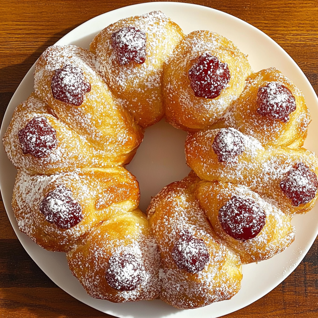 Pull-Apart Jelly Donut