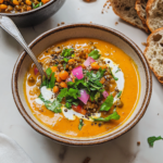 Red Lentil Curried Vegetable Soup