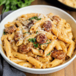 Sausage Alfredo Pasta