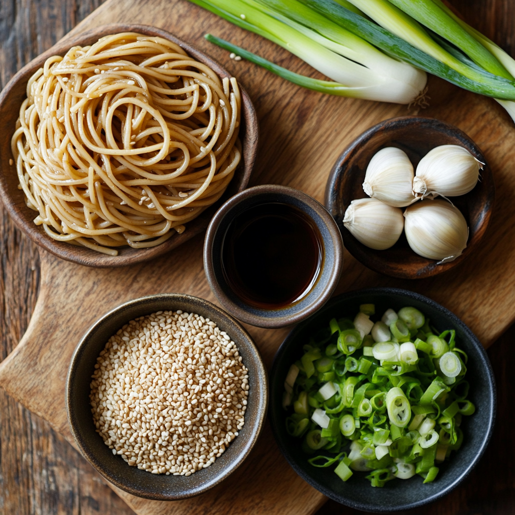 Sesame Noodles ingredients