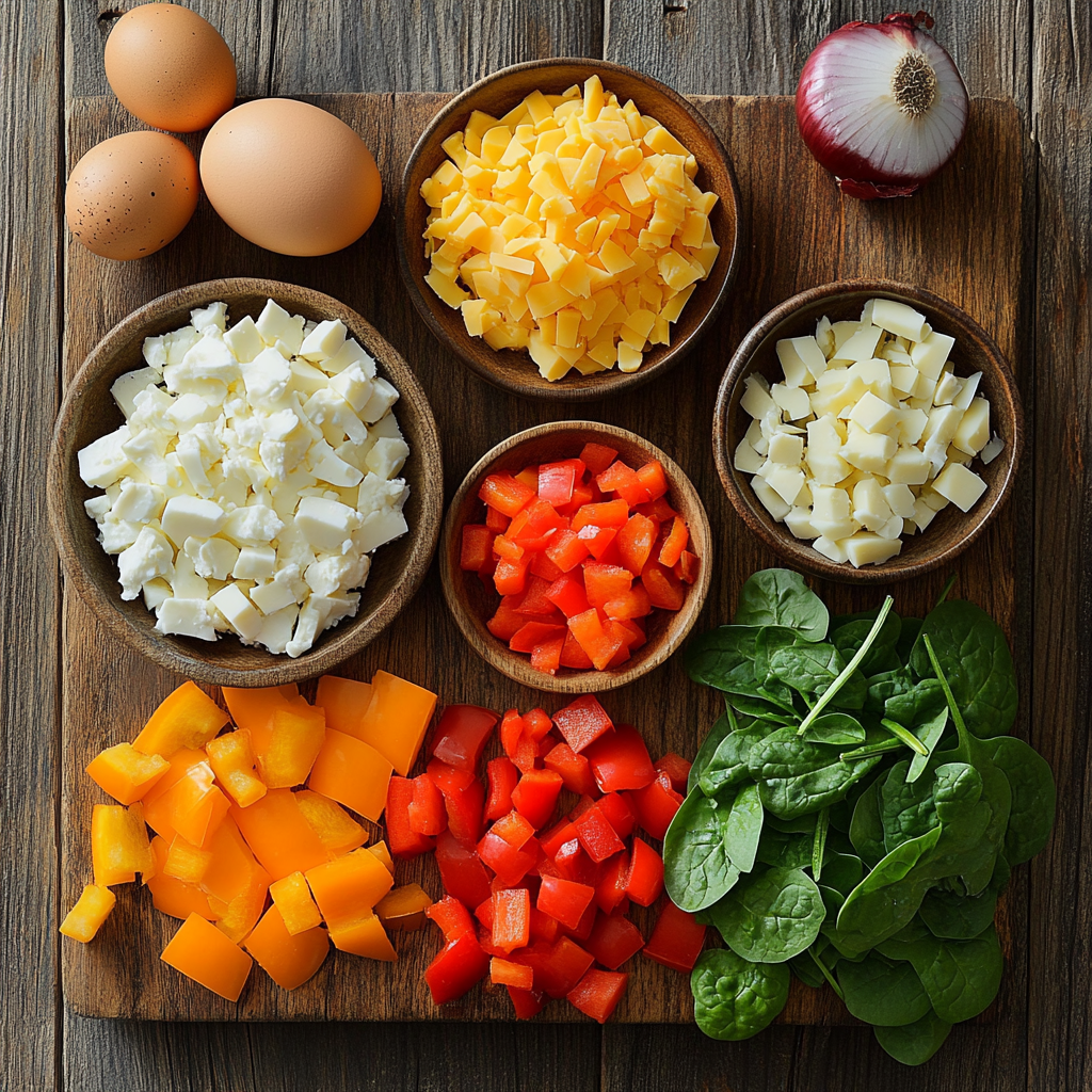 Sheet Pan Eggs ingredients