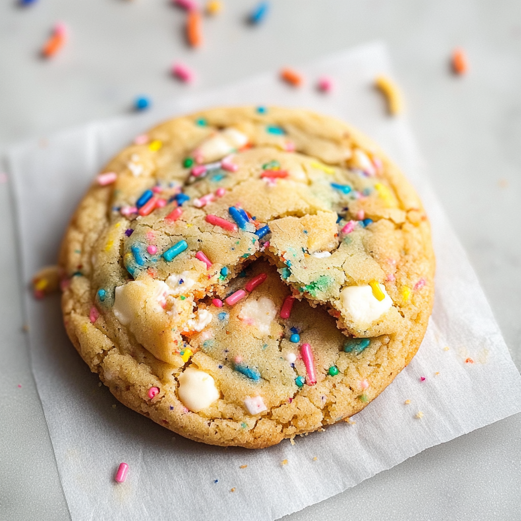 Single Serve Funfetti Cookie