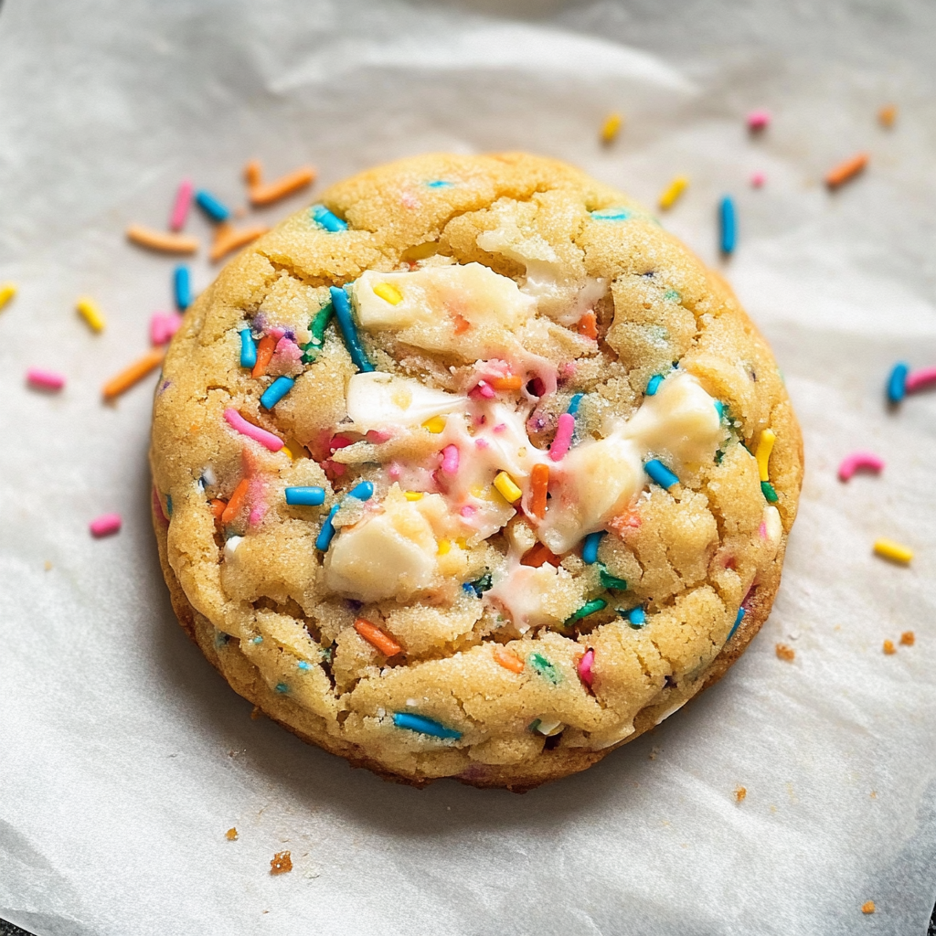 Single Serve Funfetti Cookie