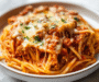 Slow Cooker Baked Spaghetti {Million Dollar Spaghetti}