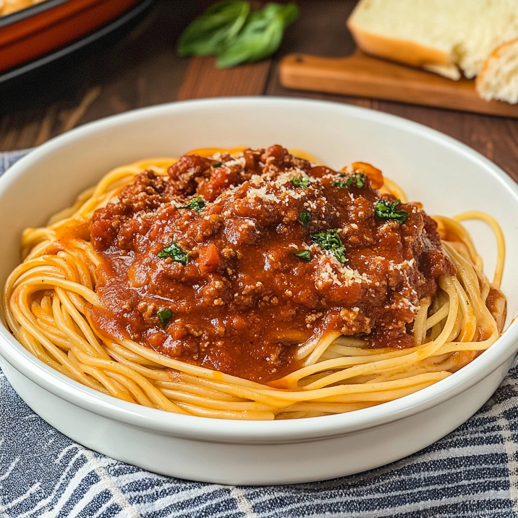 Slow Cooker Bolognese Sauce