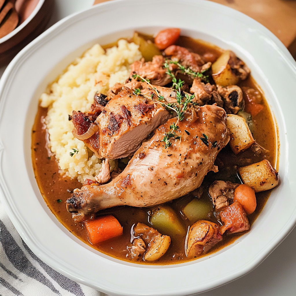 Slow Cooker Chicken Merlot