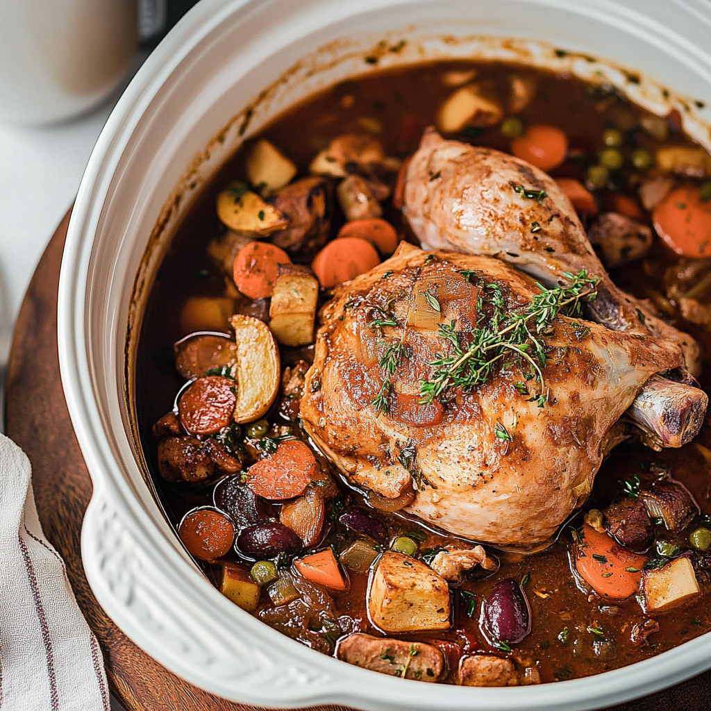 Slow Cooker Chicken Merlot
