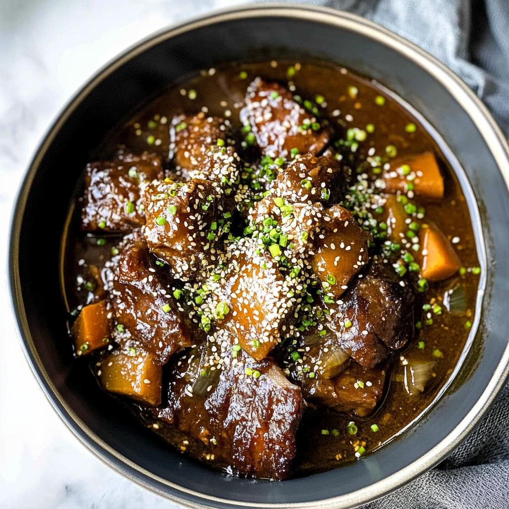 Slow Cooker Korean Short Ribs