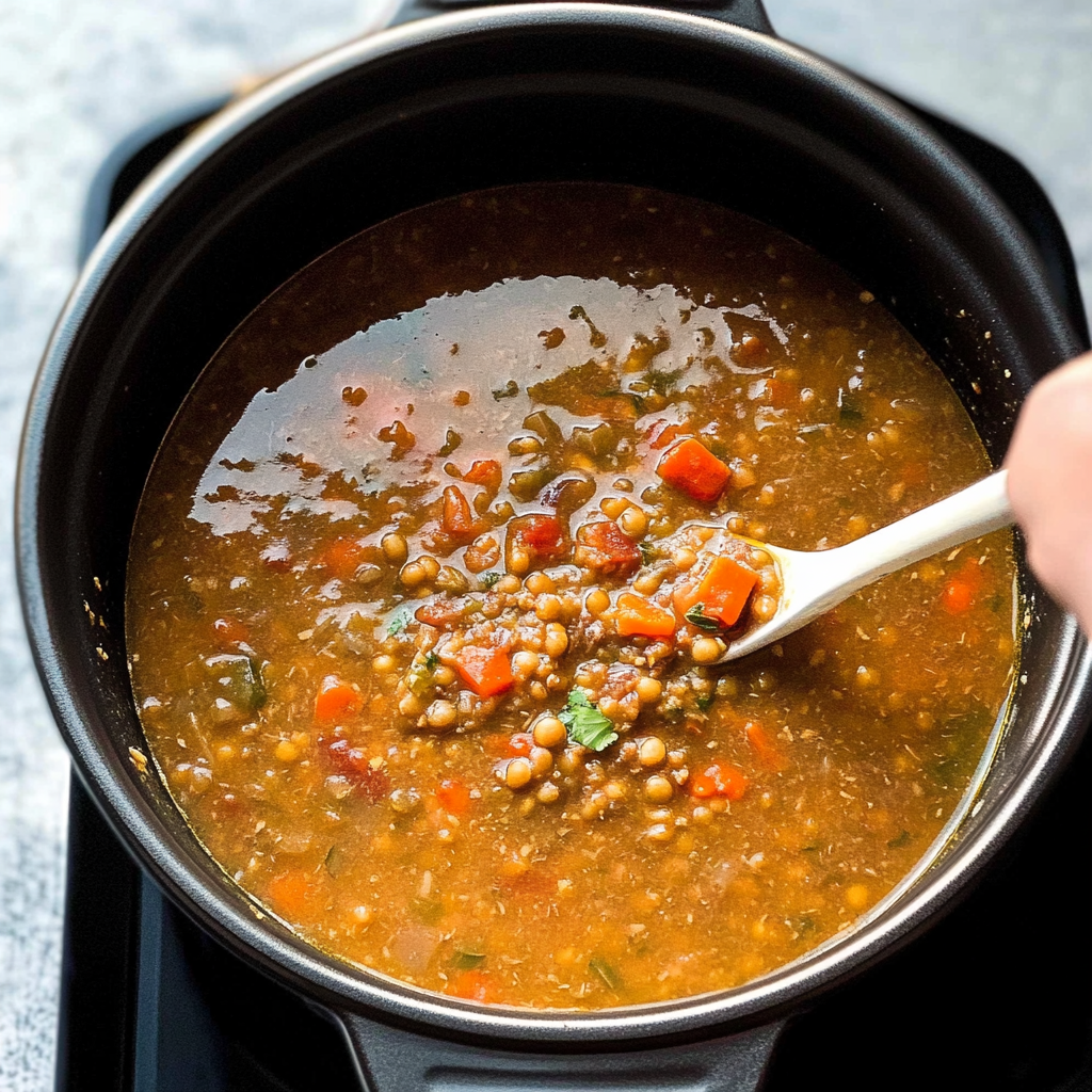 Slow Cooker Lentil Soup
