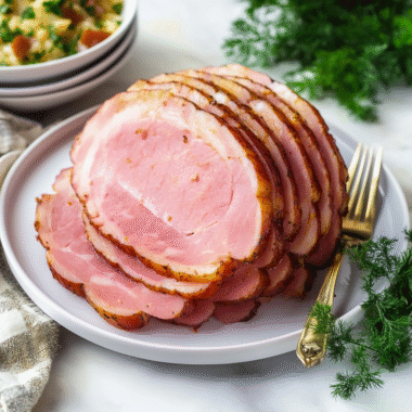 Slow Cooker Maple Dijon Ham