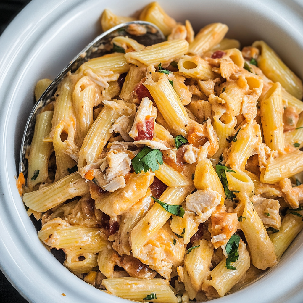 Southwestern Cheesy Chicken Pasta
