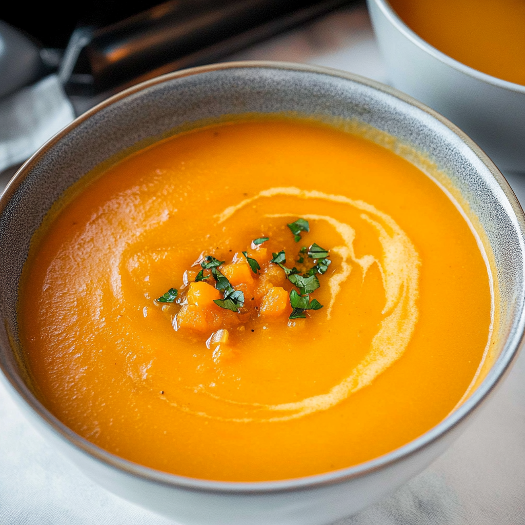 Sweet Carrot Ginger Soup
