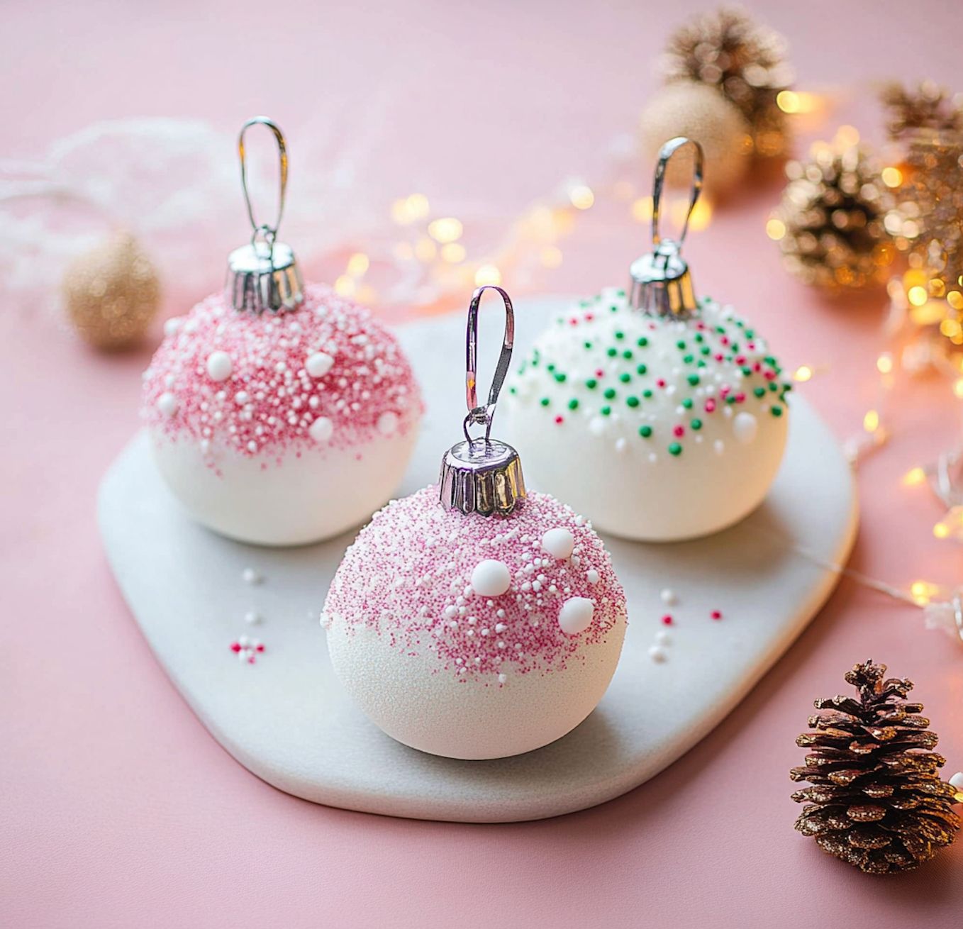 Christmas Ornament Cakes