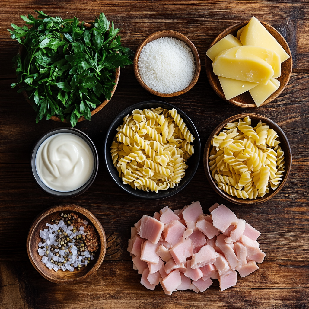 Slow Cooker Chicken Cordon Bleu Pasta