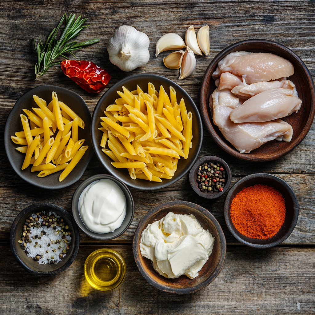 Southwestern Cheesy Chicken Pasta