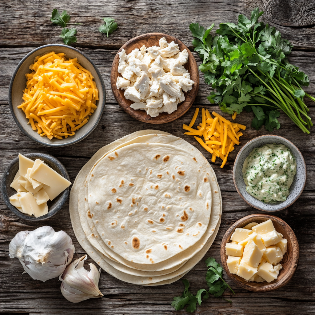 White Chicken Enchiladas