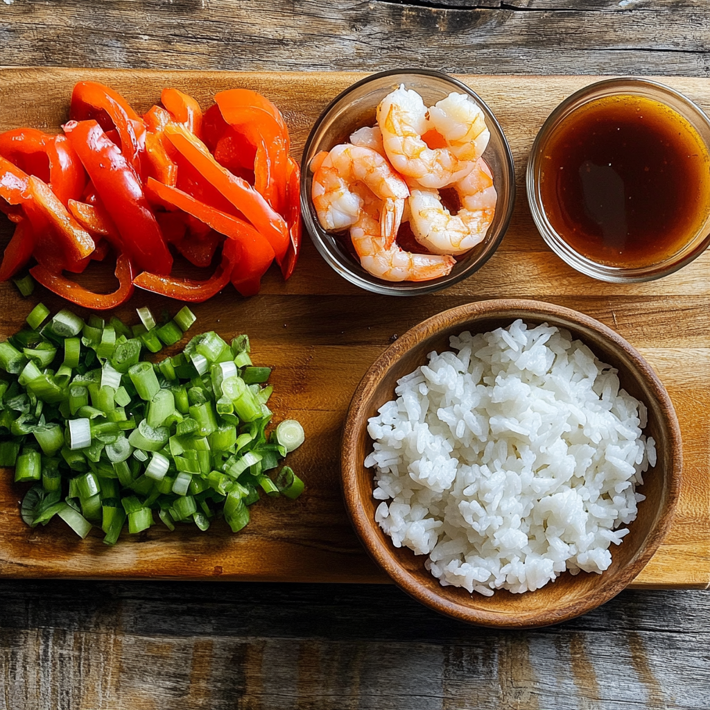 Bang Bang Shrimp Bowls ingredients