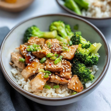 Broccoli & Chicken Rice Bowl