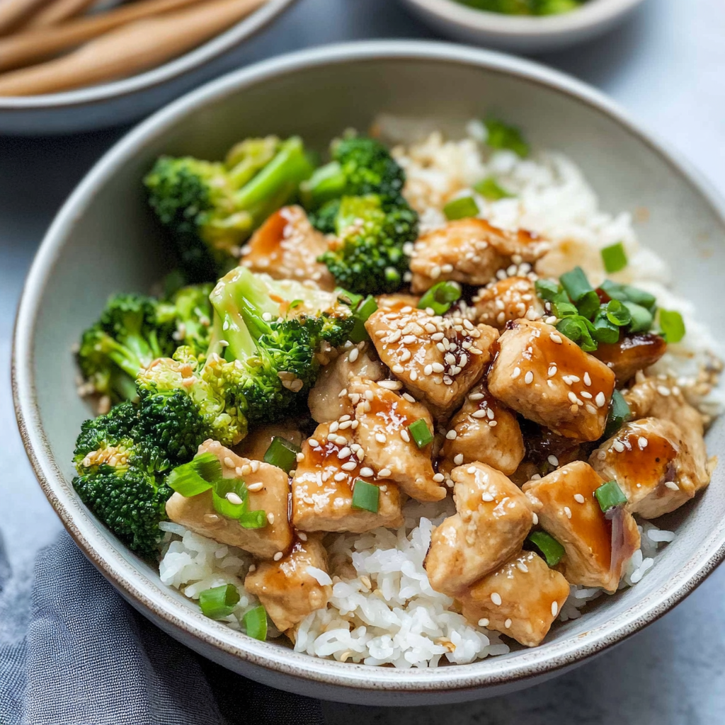Broccoli & Chicken Rice Bowl
