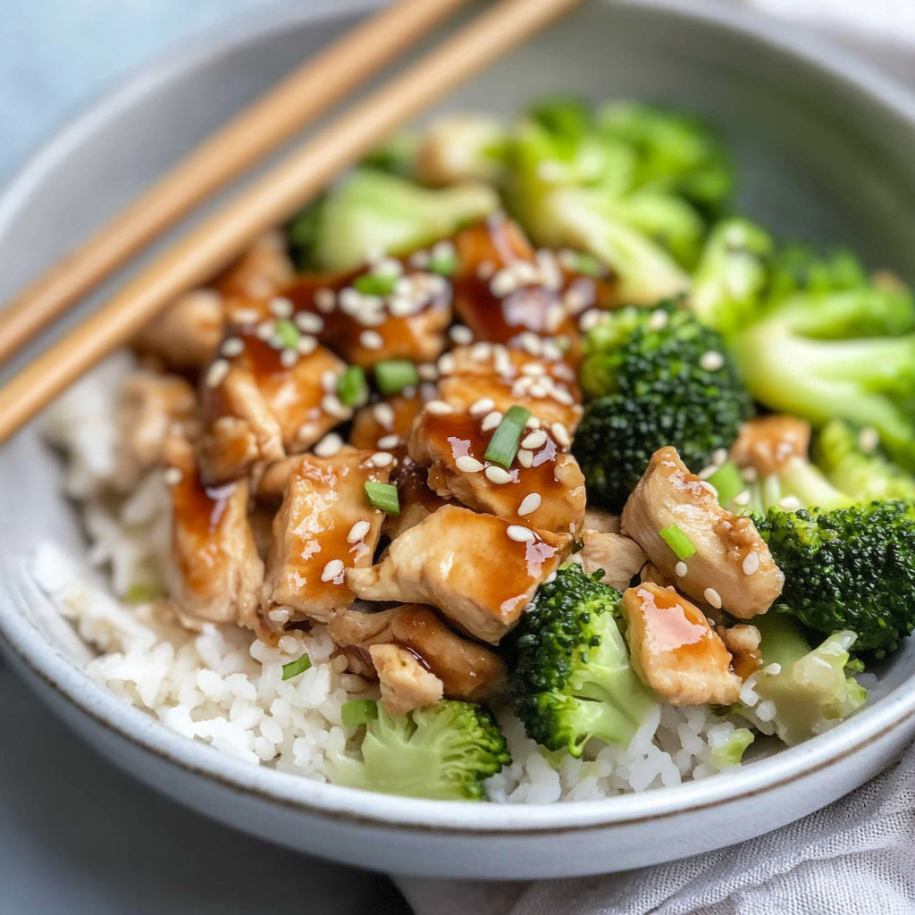 Broccoli & Chicken Rice Bowl