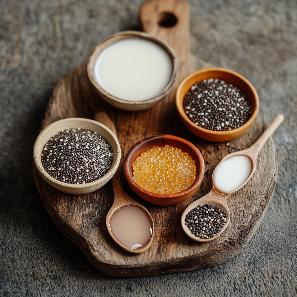 Chia Seed Pudding ingredients
