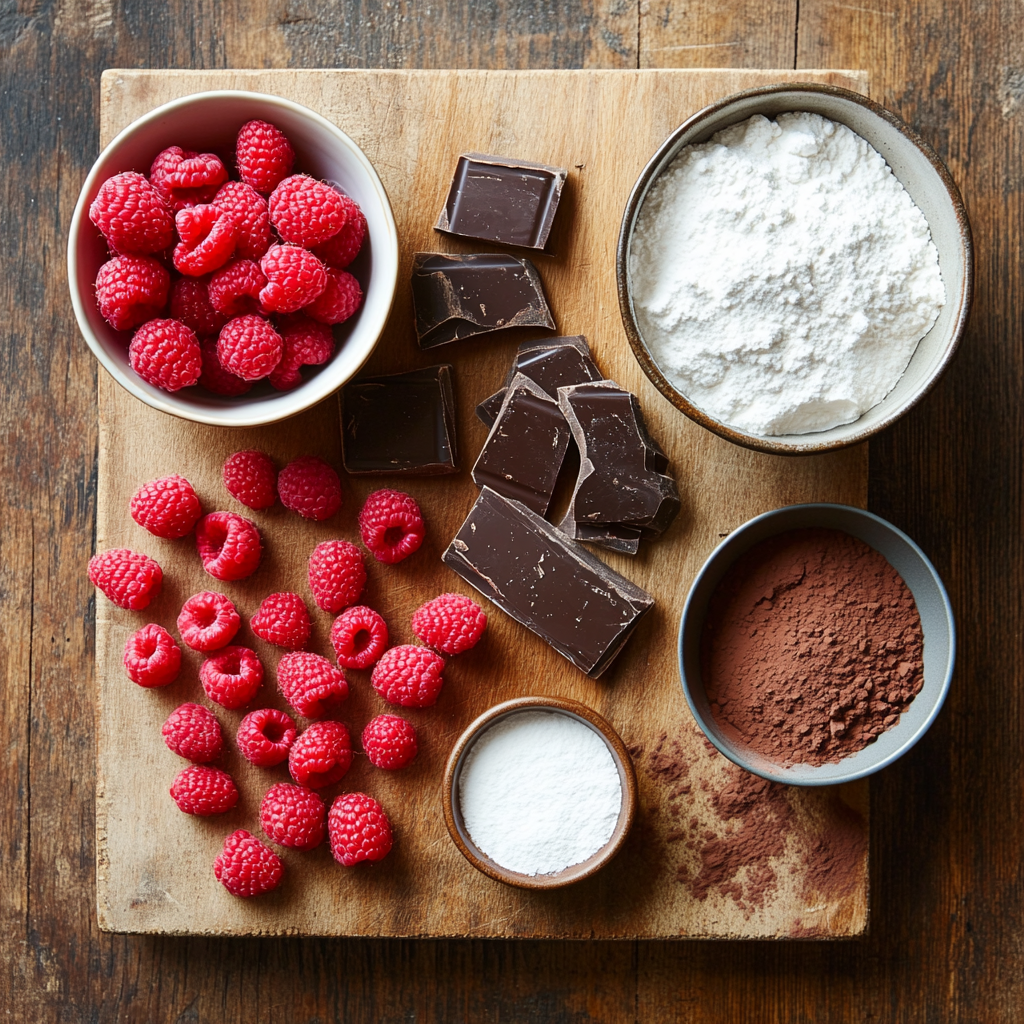 Dark Chocolate Raspberry Truffles ingredients