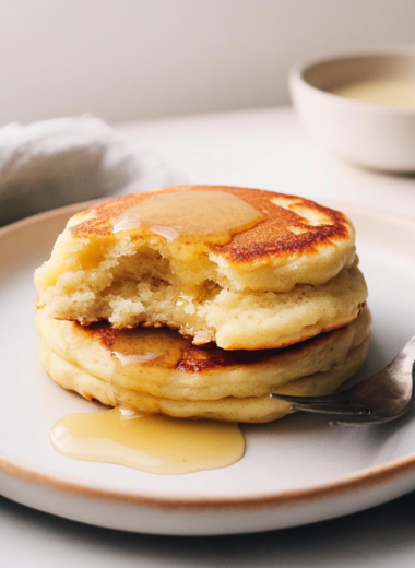 Fluffy Eggless Pancakes