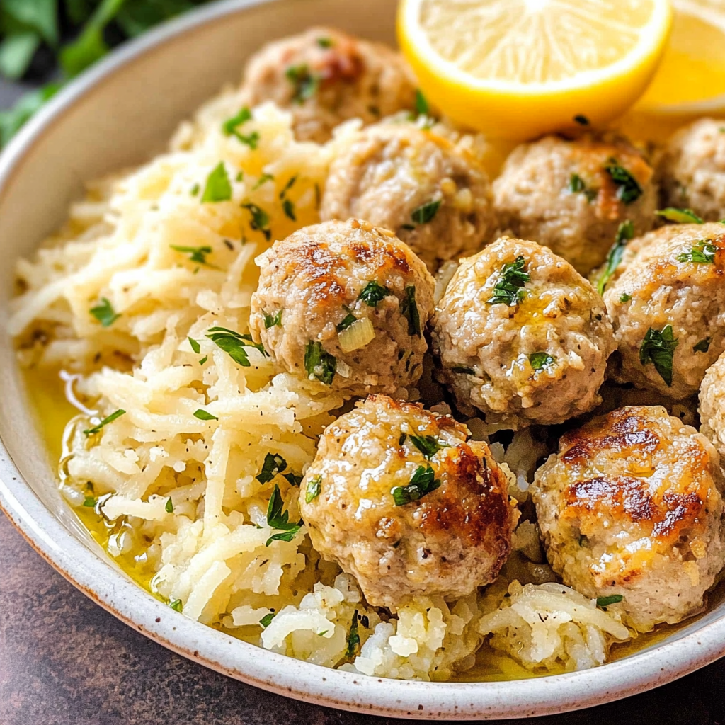 Greek Chicken Meatballs