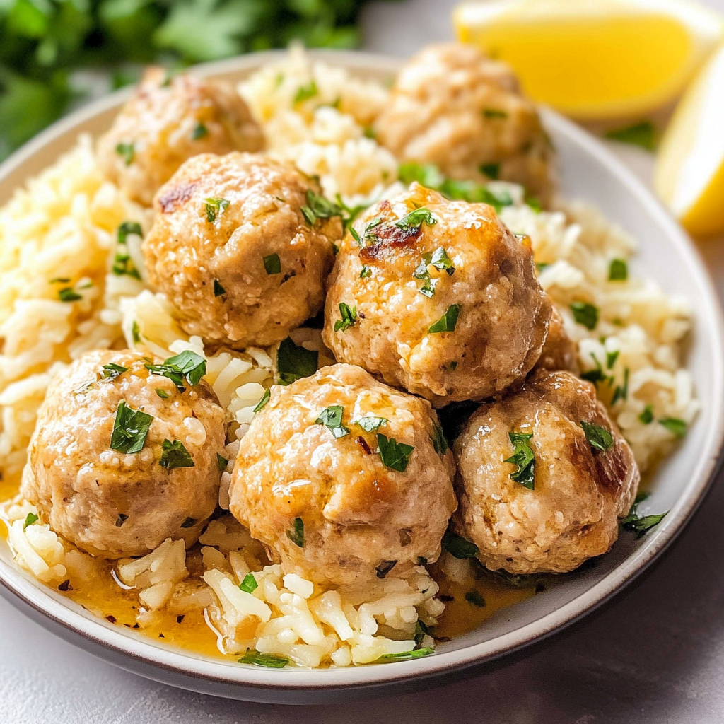 Greek Chicken Meatballs