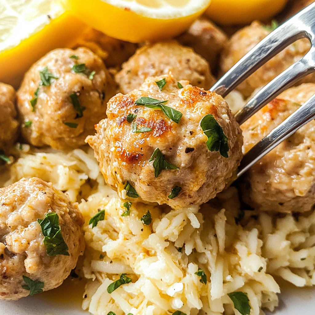 Greek Chicken Meatballs