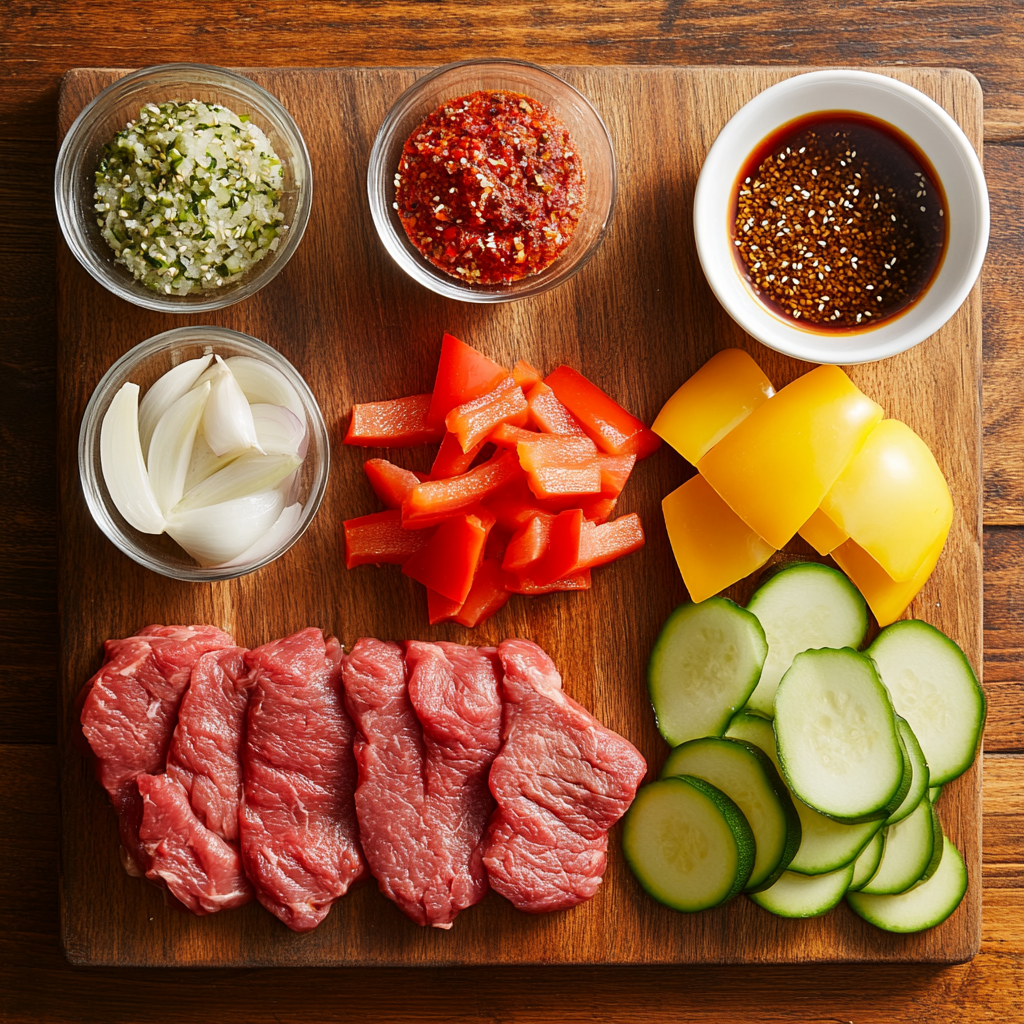Hibachi Steak Bowls ingredients