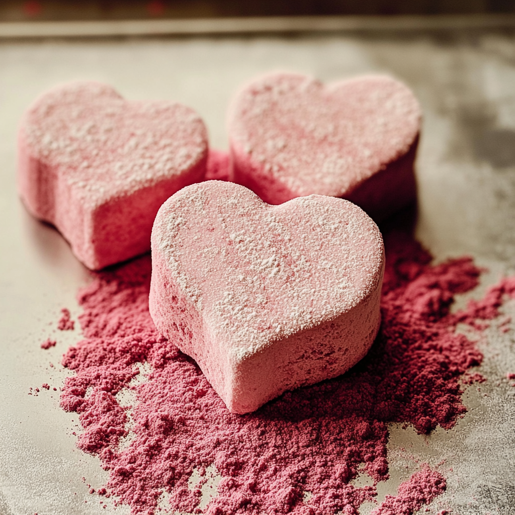 Homemade Raspberry Marshmallows